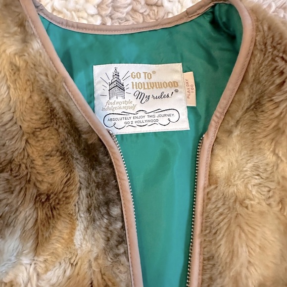 Trico Field Designer Kids Coat from Japan Faux Fur and Wool - Picture 3 of 4